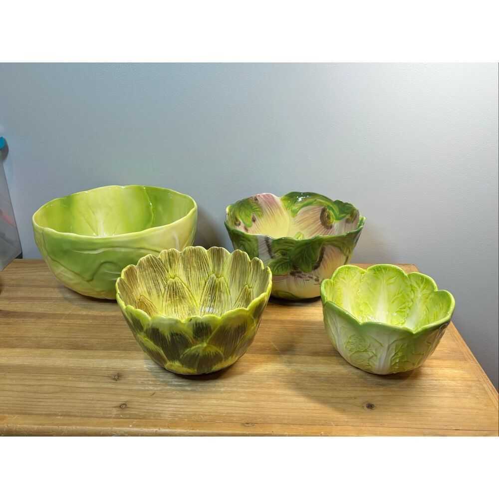 Real Home Lettuce Nesting Mixing Bowls set of 4